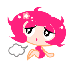 Pinky Girl sticker #218037