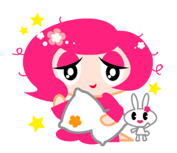 Pinky Girl sticker #218038