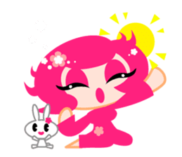 Pinky Girl sticker #218039