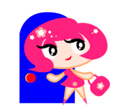 Pinky Girl sticker #218040