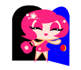 Pinky Girl sticker #218041