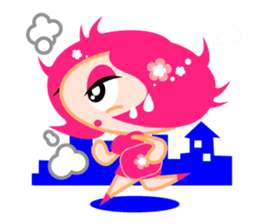 Pinky Girl sticker #218042
