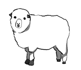 Sheep full of madness sticker #218172