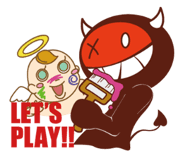 DEVIL ANGEL LIFE sticker #218494