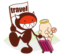 DEVIL ANGEL LIFE sticker #218500