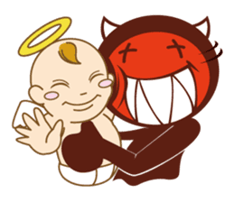 DEVIL ANGEL LIFE sticker #218502