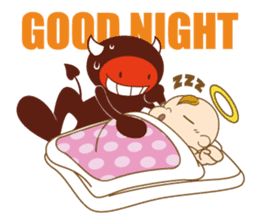 DEVIL ANGEL LIFE sticker #218503