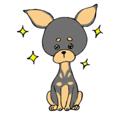 The miniature pinscher festival! sticker #218591