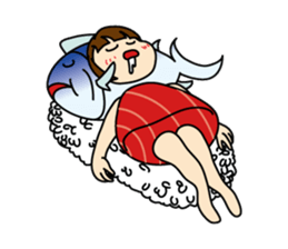 [old] Farm-Raised Tuna Girl sticker #222829