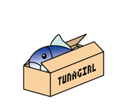 [old] Farm-Raised Tuna Girl sticker #222835