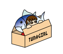 [old] Farm-Raised Tuna Girl sticker #222836