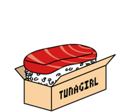 [old] Farm-Raised Tuna Girl sticker #222838