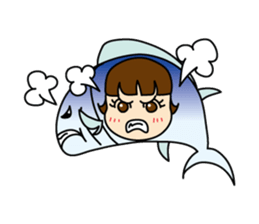 [old] Farm-Raised Tuna Girl sticker #222844