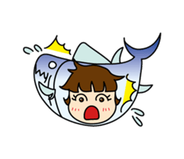 [old] Farm-Raised Tuna Girl sticker #222845