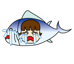 [old] Farm-Raised Tuna Girl sticker #222846