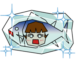 [old] Farm-Raised Tuna Girl sticker #222855