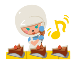 Keiko the baker. sticker #309348