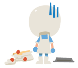 Keiko the baker. sticker #309359