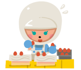 Keiko the baker. sticker #309365