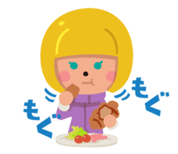 Keiko the baker. sticker #309380