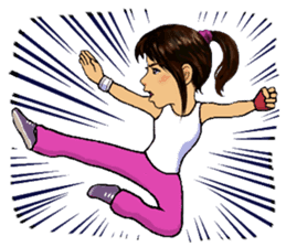 Kung Fu Lina sticker #352066