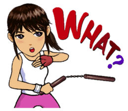 Kung Fu Lina sticker #352067