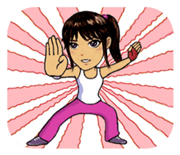 Kung Fu Lina sticker #352068
