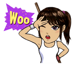 Kung Fu Lina sticker #352069