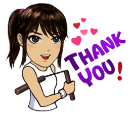 Kung Fu Lina sticker #352073