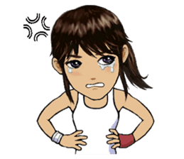 Kung Fu Lina sticker #352074