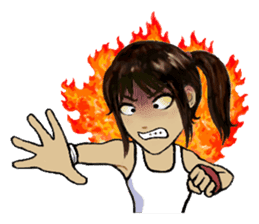 Kung Fu Lina sticker #352075