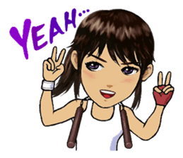Kung Fu Lina sticker #352077