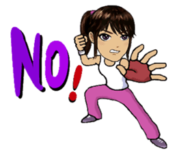 Kung Fu Lina sticker #352078