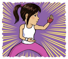 Kung Fu Lina sticker #352082