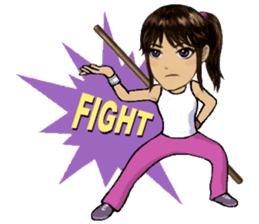 Kung Fu Lina sticker #352083