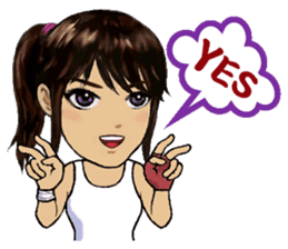 Kung Fu Lina sticker #352084