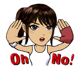 Kung Fu Lina sticker #352091