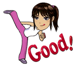 Kung Fu Lina sticker #352100