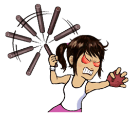 Kung Fu Lina sticker #352102