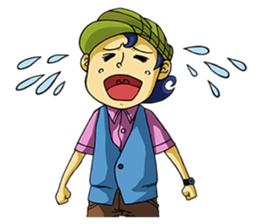 Husband Mr. Hen loose loose family sticker #403684