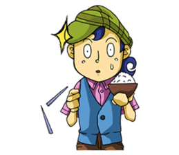 Husband Mr. Hen loose loose family sticker #403696
