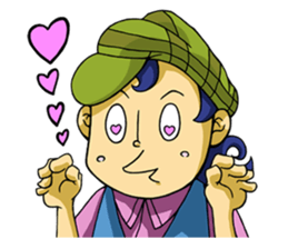 Husband Mr. Hen loose loose family sticker #403698