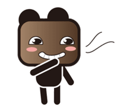 Coffe-bear sticker #528862