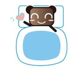 Coffe-bear sticker #528884
