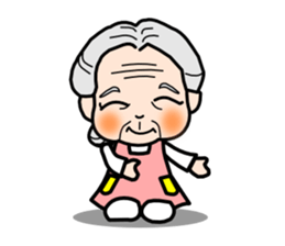 "One Day"  Grandma and grandpa. sticker #599926