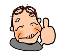 "One Day"  Grandma and grandpa. sticker #599936