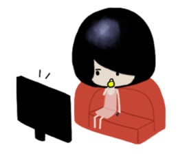 miss.boboni&mr.w sticker #786529