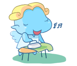 Ange'lomon sticker #858442