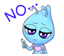 "Pleia" The Cute Alien part 1 (English) sticker #880643