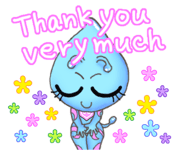 "Pleia" The Cute Alien part 1 (English) sticker #880648